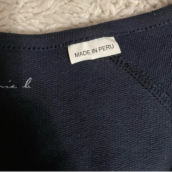 STEPHANIE B navy blue short sleeve mid thigh stretchy dress small S 4 6 - Picture 3 of 4